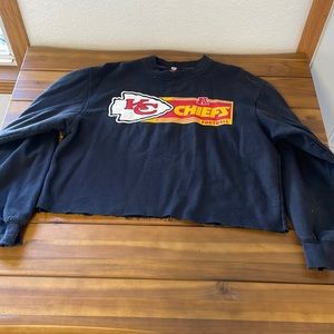 Chiefs Crew Neck Crop Top